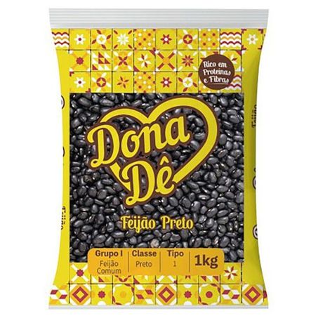 FEIJÃO PRETO DONA DE  TIPO1 1KG
