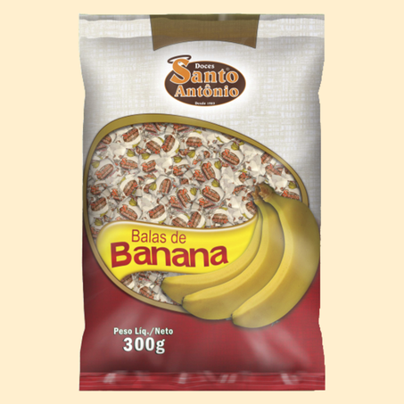 BALA BANANA SANTO ANTONIO 300G