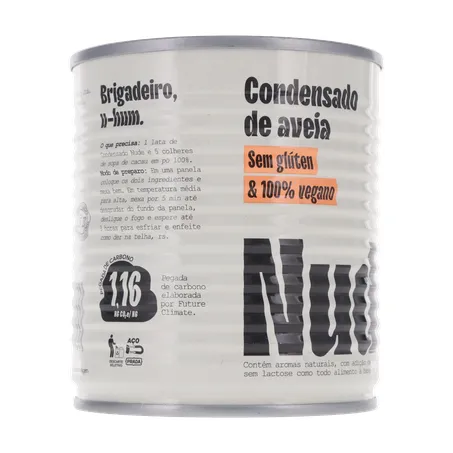 LEITE CONDENSADO DE AVEIA VEGANO NUDE 330G COM ACUCAR 360-31