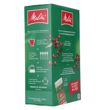 CAFÉ PÓ MELITTA TRADICIONAL VÁCUO 250G 360-12