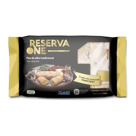 Pão alho reserva one 300gr trad