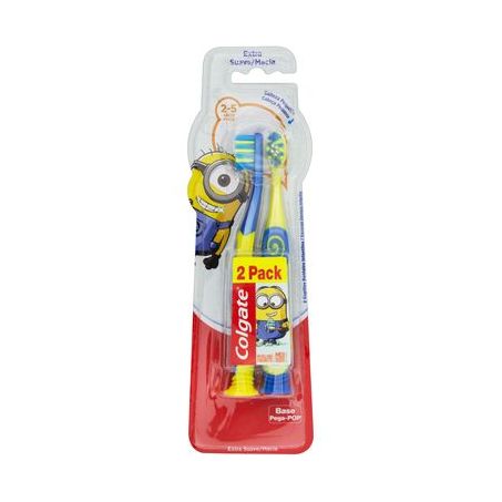 ESC.DENTAL COLGATE INF. MINIONS 2-5 ANOS C/2