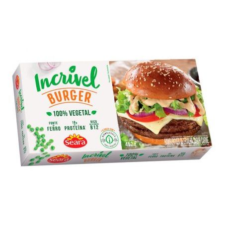 Hamburguer Vegano Seara Incrivel Carne 226G