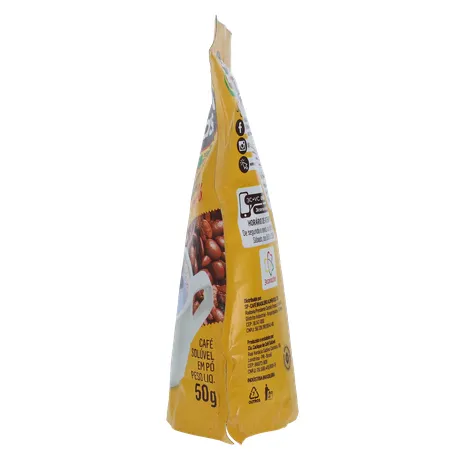 Café brasileiro solúvel sachê 50g 360-1