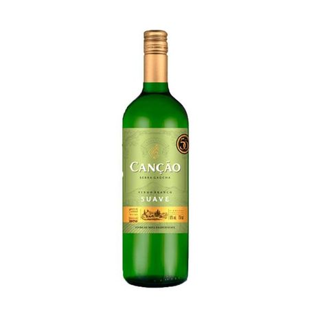 Vinho cancao branco suave 750ml