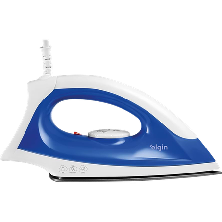 FERRO DE PASSAR ELGIN ANTIADERENTE IRON FORCE PLUS AZUL E BRANCO 42FSE2002000 