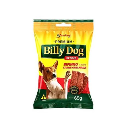 Bifinho billy dog carne 65g