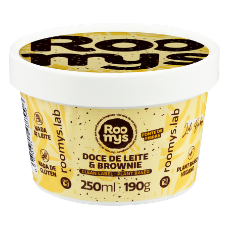Sorvete Roomys Doce de Leite Brow 240ml