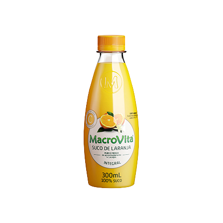 SUCO DE LARANJA NATURAL MACROVITA 300ML