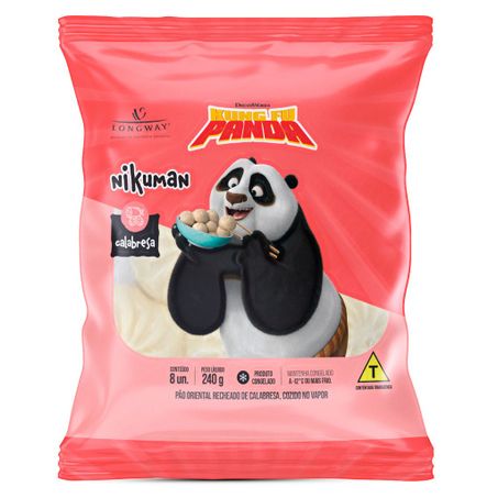 Nikuman Long Way Kung Fu Panda Calabresa 240g