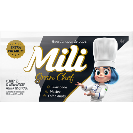 Guard papel mili fd gran chef 40x39.5 c/25un