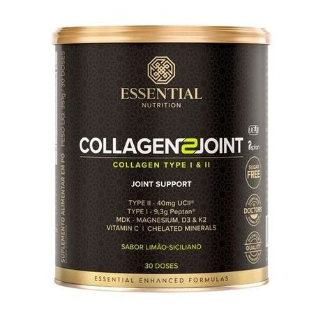 Suplemento essential collagen limao lata 351g