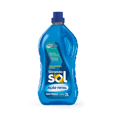 Lava roupa liq girando sol acao total 2l