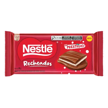 Chocolate Nestle 90g Recheado Prestigio