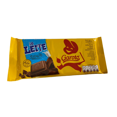 Chocolate garoto leite 80g