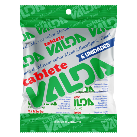 Chicle Valda 24g C/6 Tablete