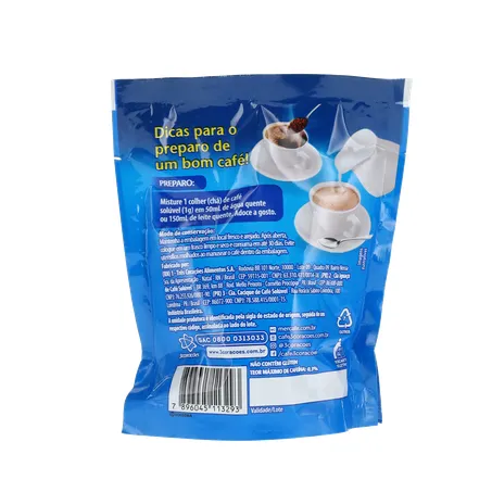 Café Solúvel 3 Corações Descafeinado Rf 40g 360-17
