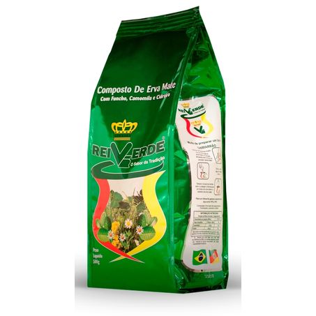Erva mate rei verde composto 500gr