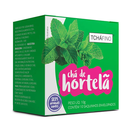 CHA TCHAFINO 10G FRUTAS HORTELA
