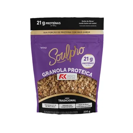 Granola Proteica Tradicional Rc Soulpro 200G - Vitao 