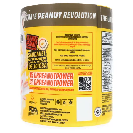 Pasta de Amendoim Dr Peanut Leite em Pó 600G 360-14