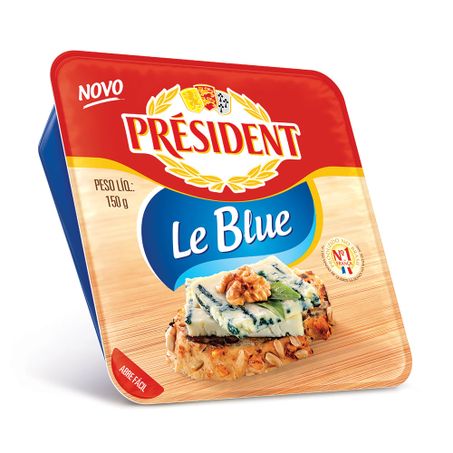 QUEIJO PRESIDENT TIPO AZUL 150G