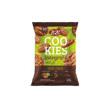 Cookies Zezé Integral Frutas Cítricas Pacote 150g 