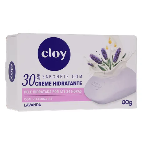 Sabonete cloy lavanda caixa 80g 360-34