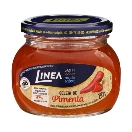 GELEIA LINEA PIM VERMELHA ZERO 230G