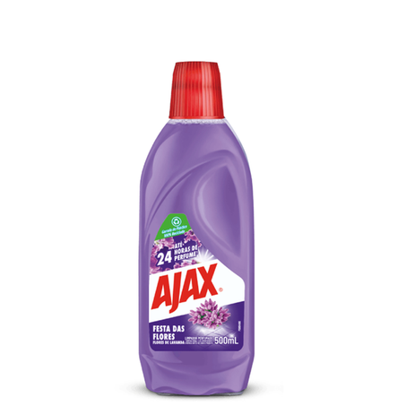 LIMPADOR PERFUMADO AJAX FLORES LAVANDA 500ML