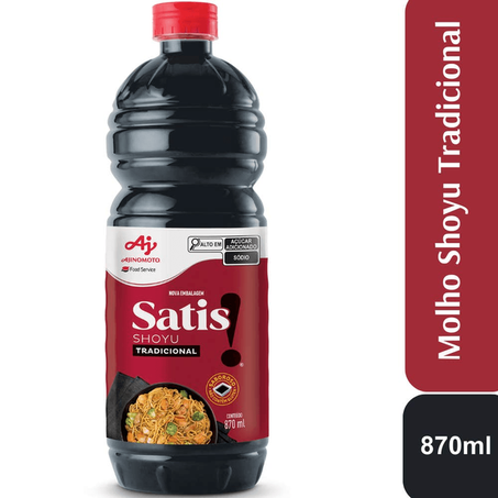 MOLHO SHOYU SATIS AJINOMOTO PROFISSIONAL 870ML