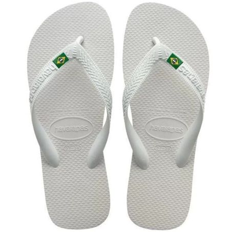 Sandalia/chinelo havaianas brasil light branco 41/42