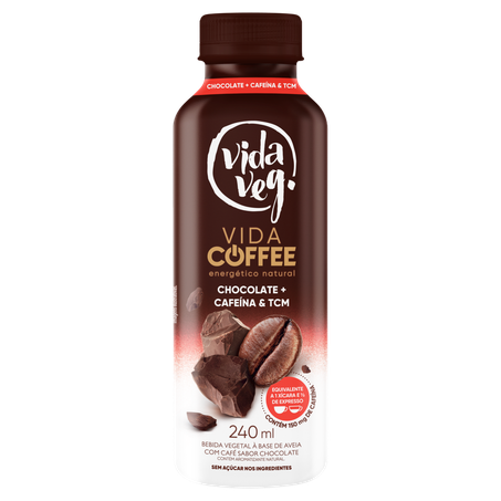 Bebida Vida Veg Coffee Chocolate Café 240ml