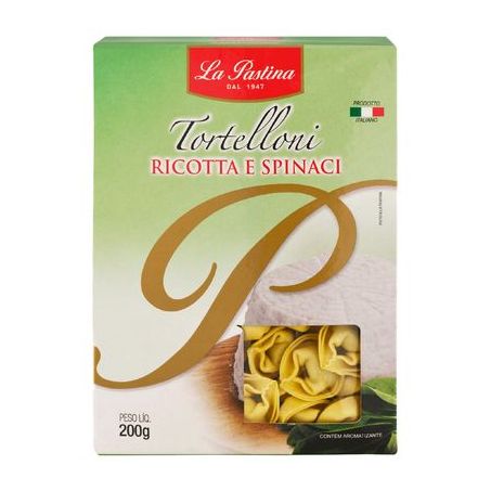 MACARRAO TORTELLONI LA PASTINA RICOSA ESPINAFRE