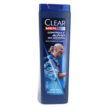 Shampoo Anticaspa Clear Men Controle E Alívio Da Coceira 400ML 360-35