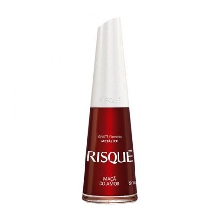 Esmalte risqué metálico maçã do amor 8ml