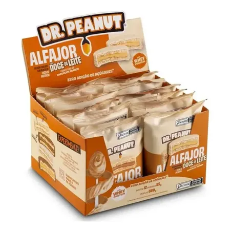 Alfajor Doce de Leite Choco Branco Dr Peanut 35g 360-3