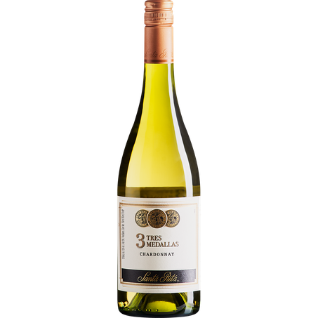 Vinho tres medallas chardonnay 2018