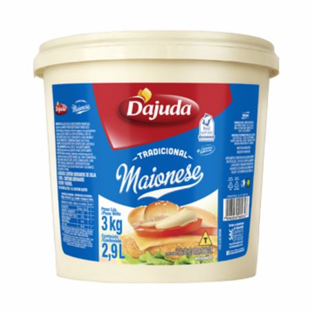 MAIONESE DAJUDA BALDE TRADICIO 3KG