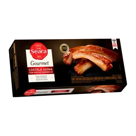 Costela Suina Seara 1kg Molho Barbecue Congelada 