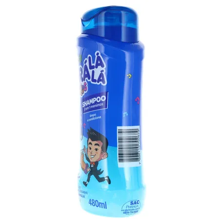 Shampoo Tralala Kids 2 em 1 Frasco 480Ml 360-6