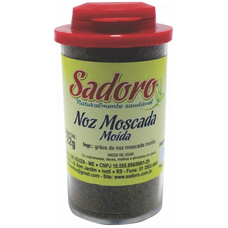 NOZ MOSCADO MOÍDA SADORO 22G