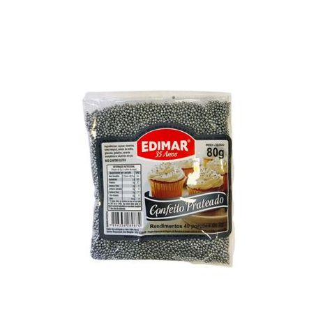 CONFEITO PRATEADO EDIMAR