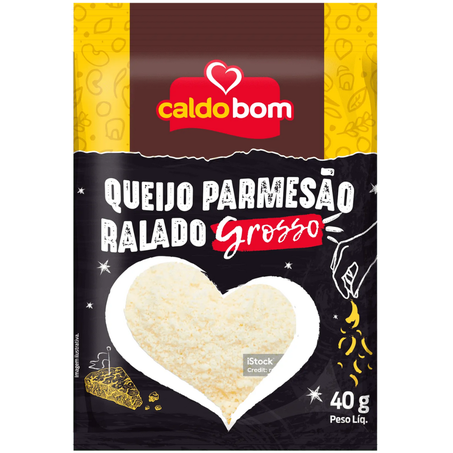 Queijo ralado caldo bom 40gr grosso