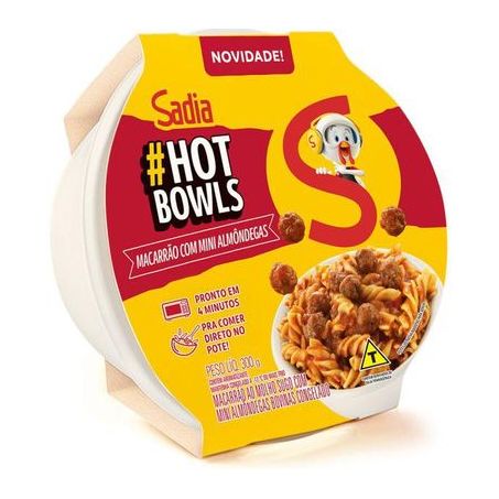 Massa sadia fusilli macarrao com mini almôndegas 300g