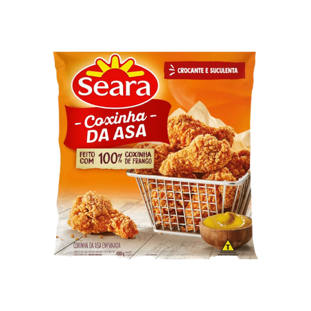Coxinha da asa seara 400g empanada