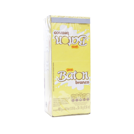 Chocolate Baton Garoto Branco Caixa com 30un - 480gr 360-57