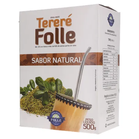 Erva tererê folle natural 500g 360-3