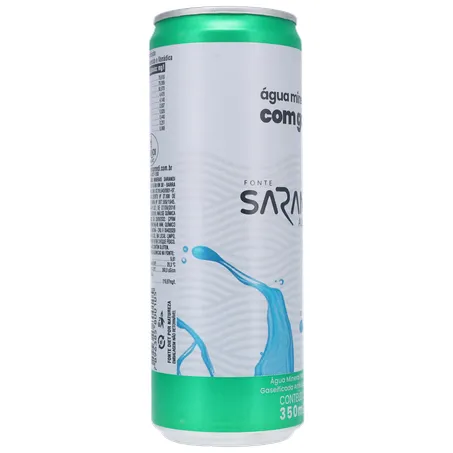 Agua mineral sarandi c/gas lata 350ml 360-30