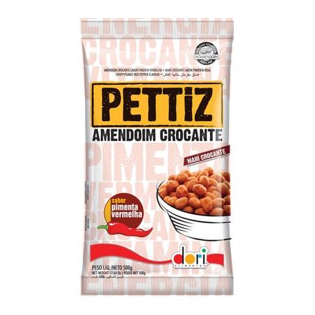 AMENDOIM PETTIZ PIM VERM DORI 500G